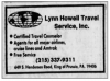 Lynn Howell Travel Service - Ad